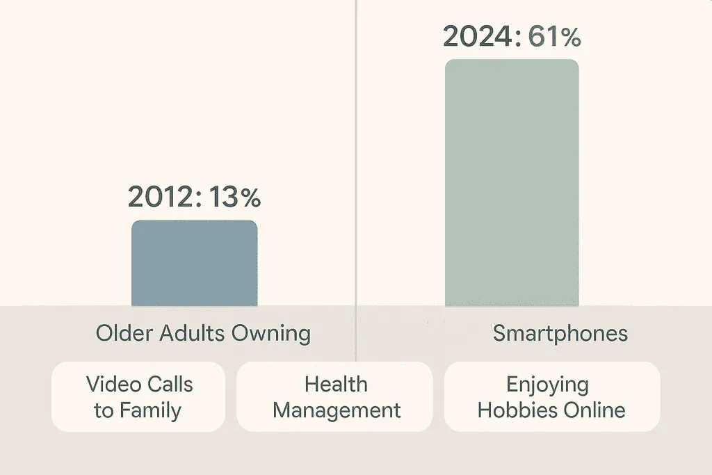Older adults learning and using modern technology