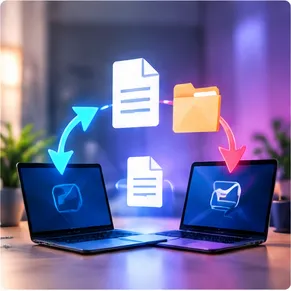Data transfer between computers