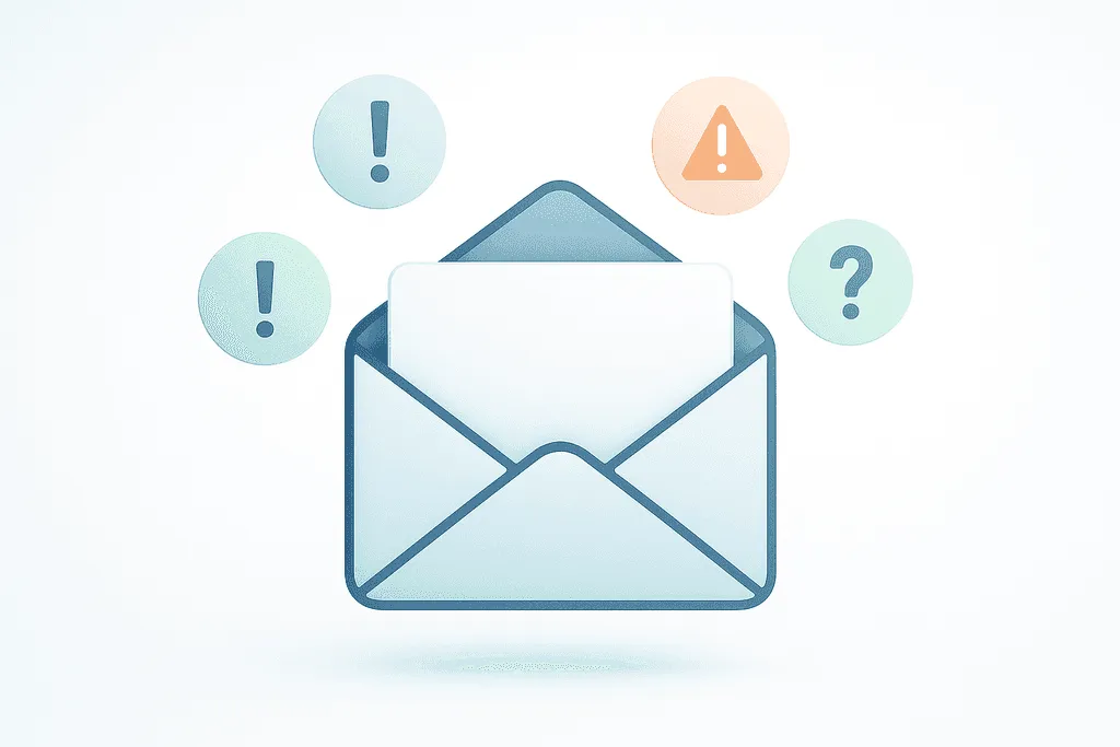 How to recognize and fix the most common email issues