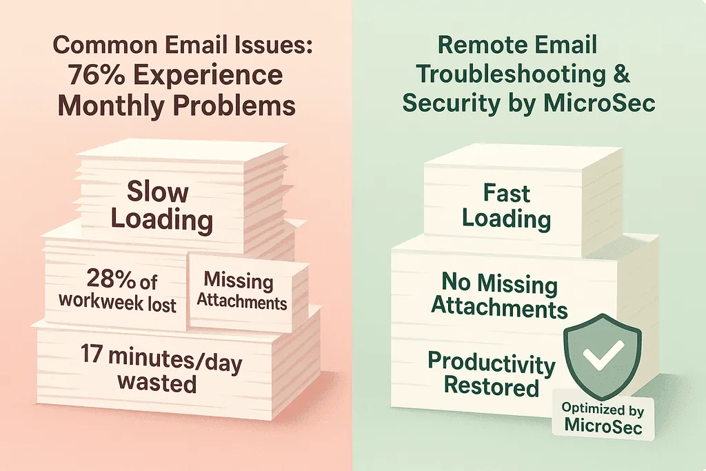 Common email problems and troubleshooting